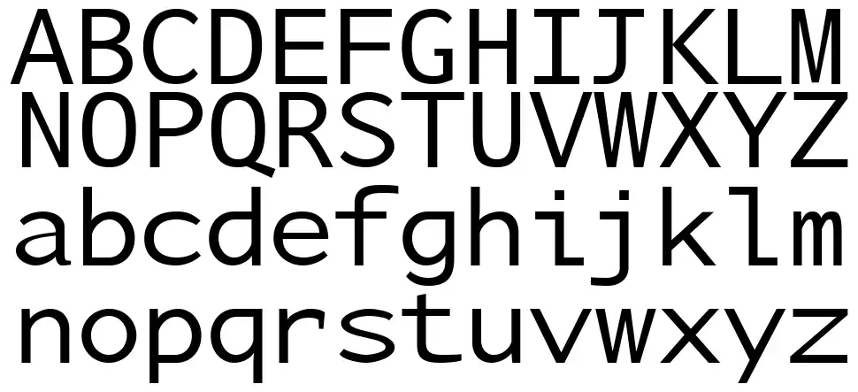 Nu Sans Monofont specimens