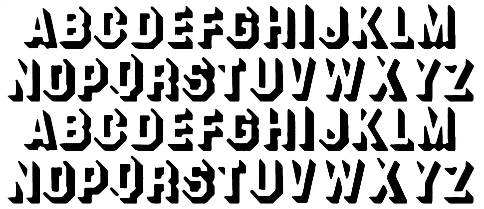 Odeon-Dropfont specimens