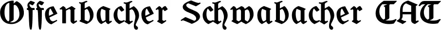 Offenbacher Schwabacher CAT