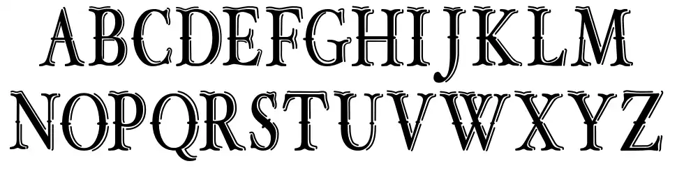 Old Bob Juniorfont specimens