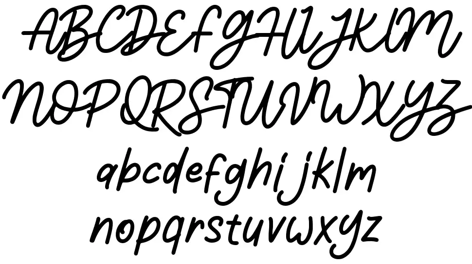 Olivia Bloomfont specimens