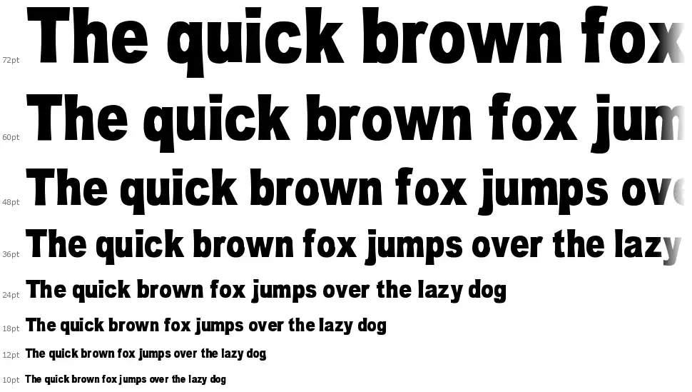 Omniblackfont waterfall