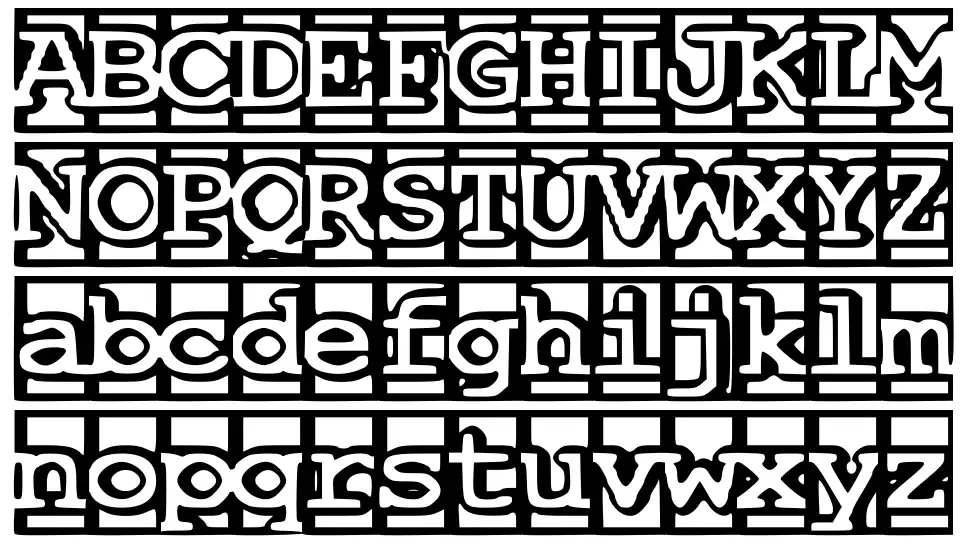 One and a Half Feet Underfont specimens
