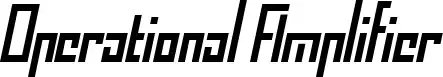 Operational Amplifier