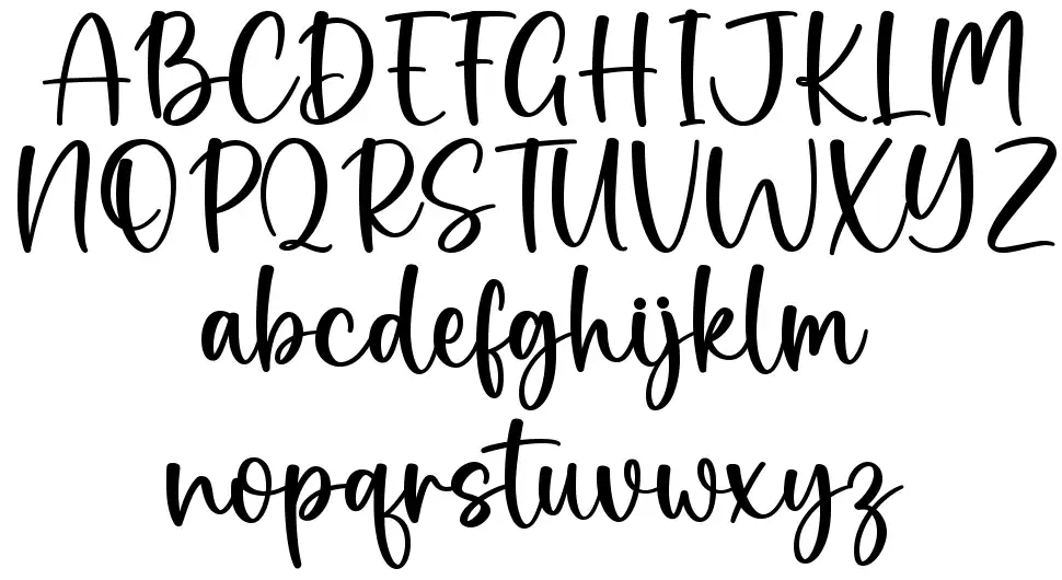 Orchid Gardenfont specimens