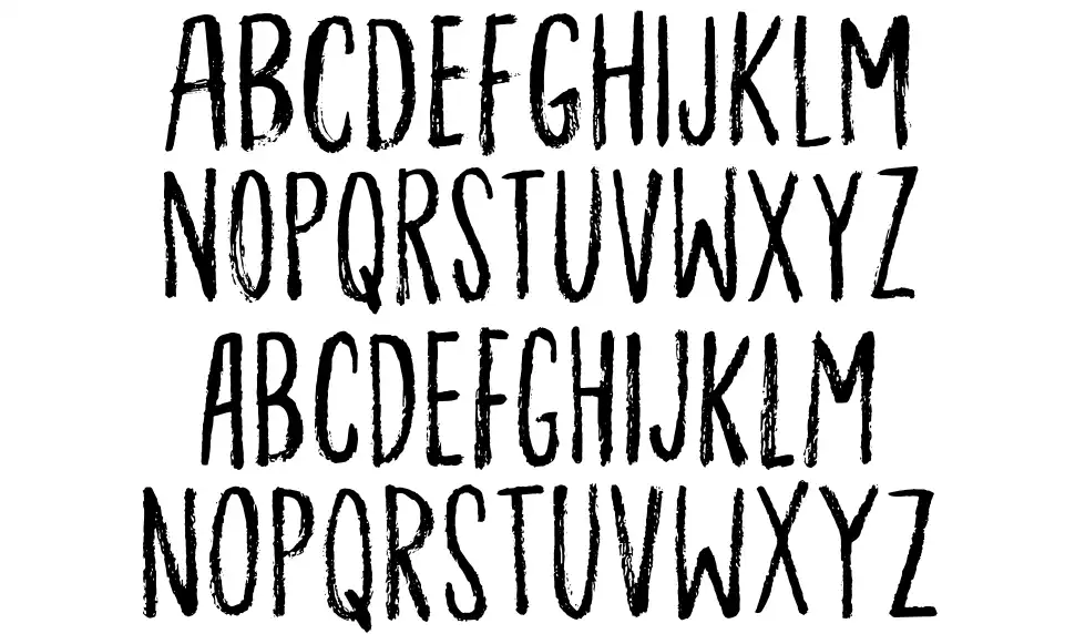 Ordinary Guyfont specimens