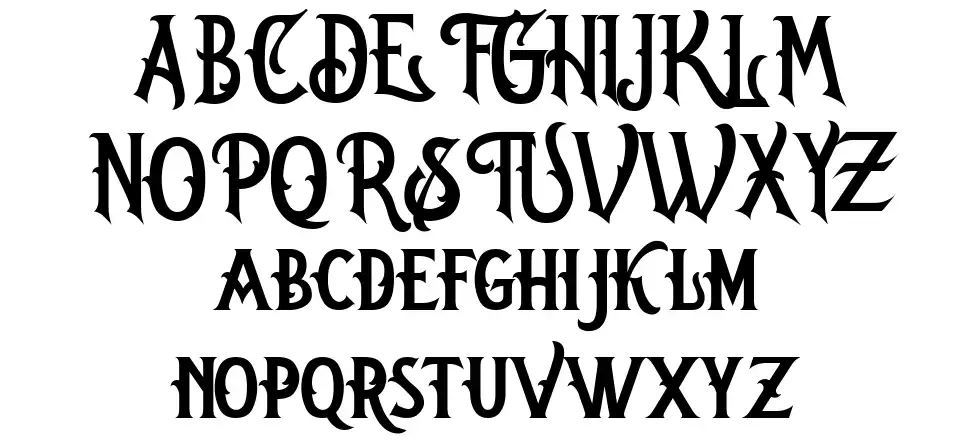 Oregonfont specimens