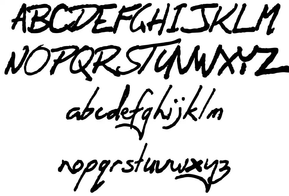 Oren Scriptfont specimens
