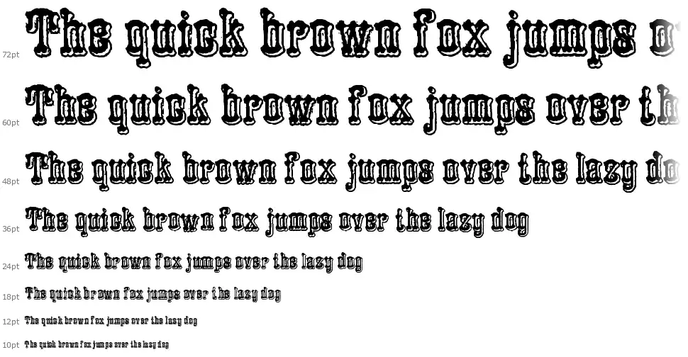 Ornamented, No. 1531font waterfall