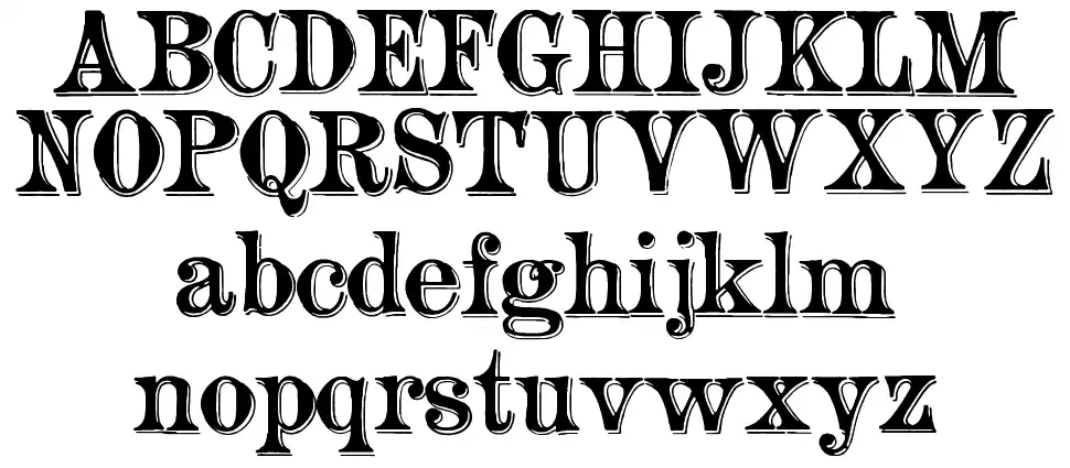 Ornamented, No. 1542font specimens