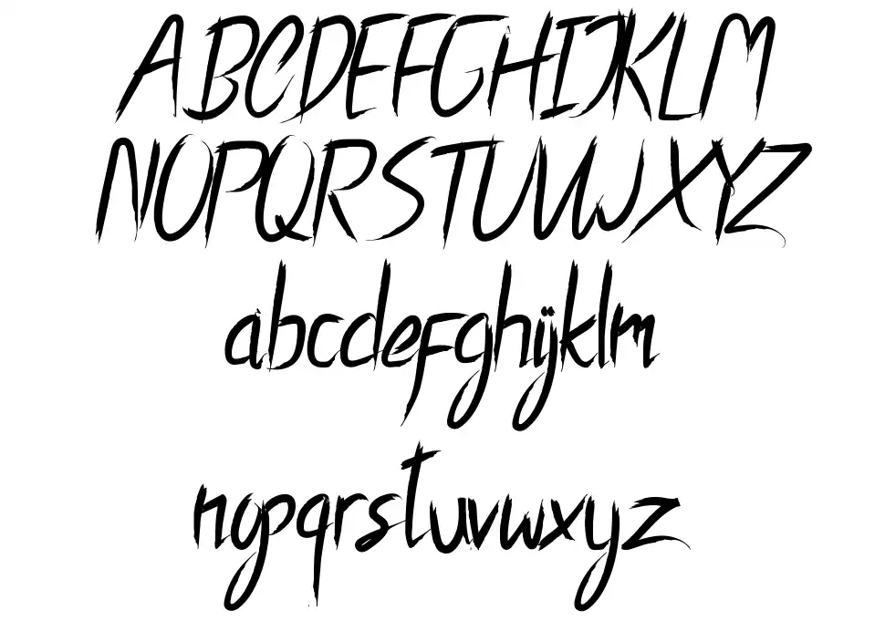 Oscar Wrightfont specimens