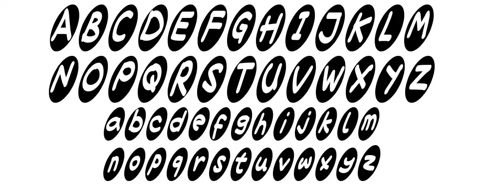 Ovalium Starmindfont specimens