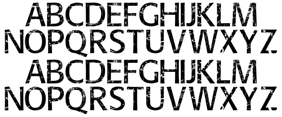 Overhaulfont specimens