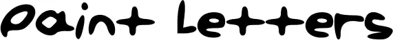 Paint Letters