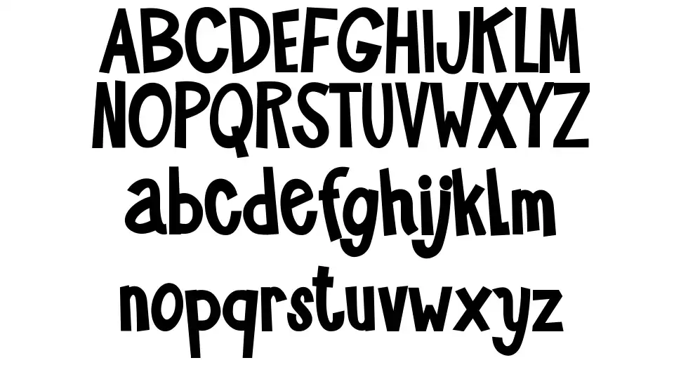 Papadog Spécimens Papadogfont specimens