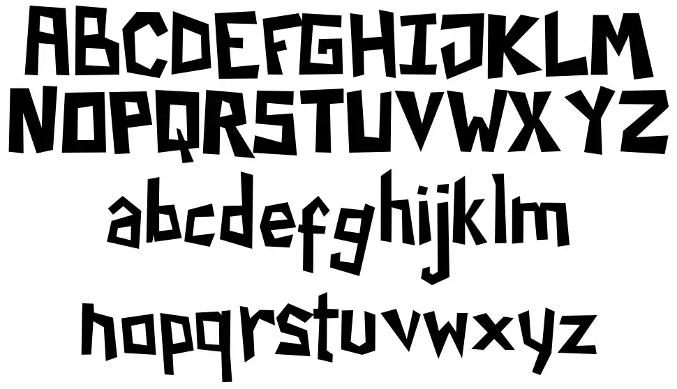 Paper Cuts 2font specimens