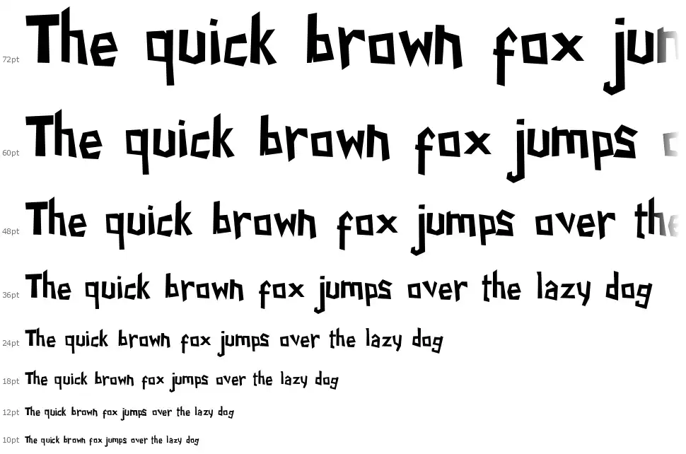 Paper Cuts 2font waterfall