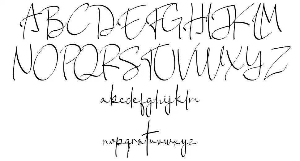 Paper Signfont specimens