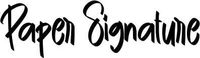 Paper Signature