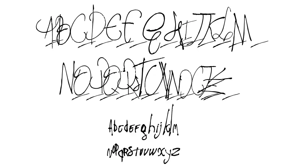 Pappo's Blues Bandfont specimens