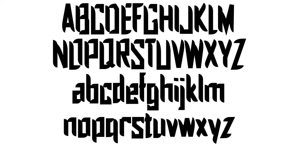Paradise 886font specimens