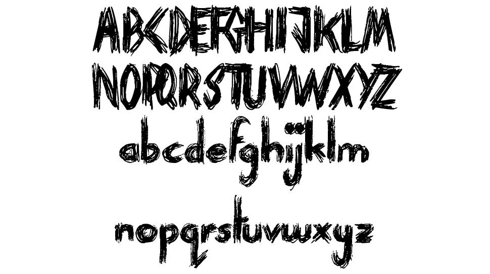 Paranoid Freakfont specimens