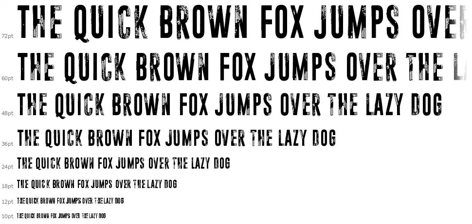 Paranoid Orangefont waterfall