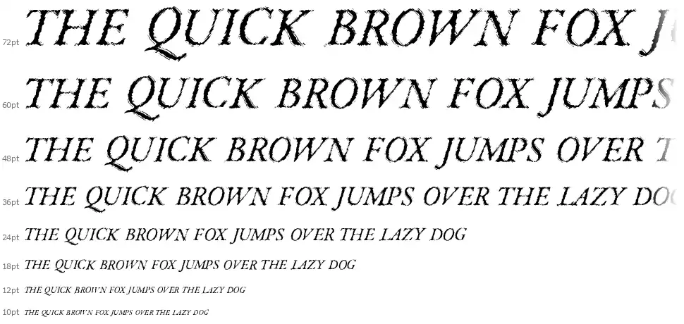 Parkinsonfont waterfall