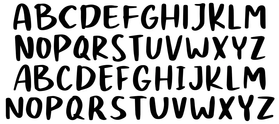 Passtyn Scriptfont specimens