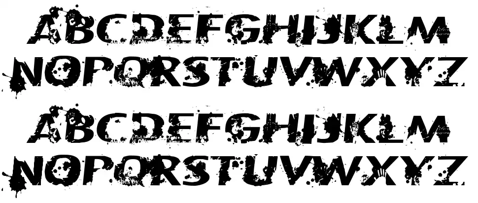 Patriotes 1837font specimens