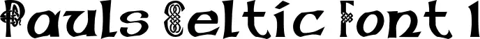 Pauls Celtic Font 1