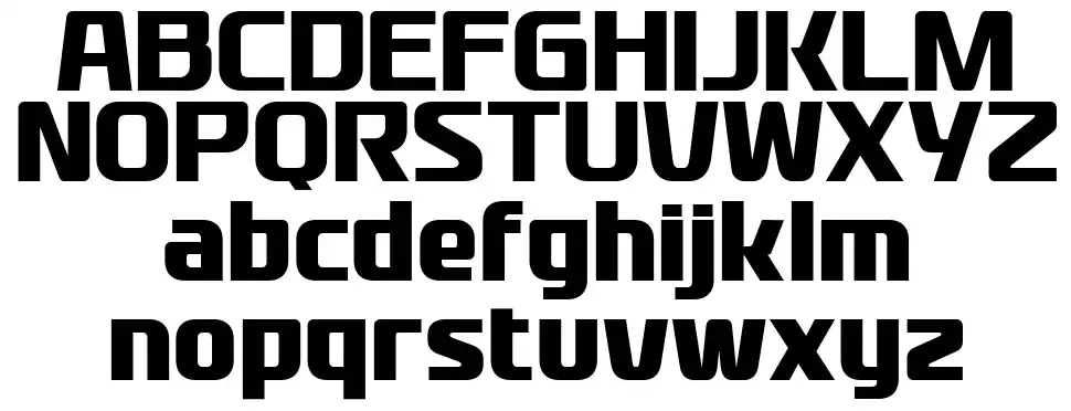 Pedal Trackfont specimens