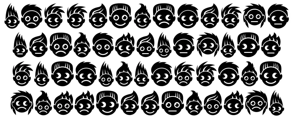 Peoplesfont specimens