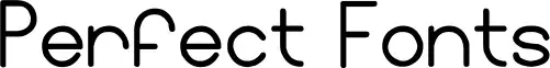 Perfect Fonts