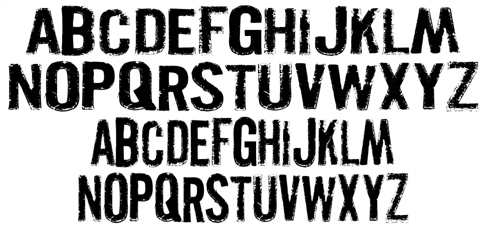 Pistolgripfont specimens
