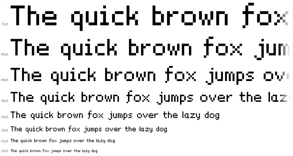 PixelYourLifefont waterfall
