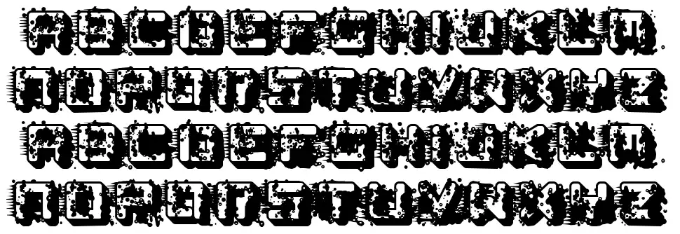 pk LSDfont specimens