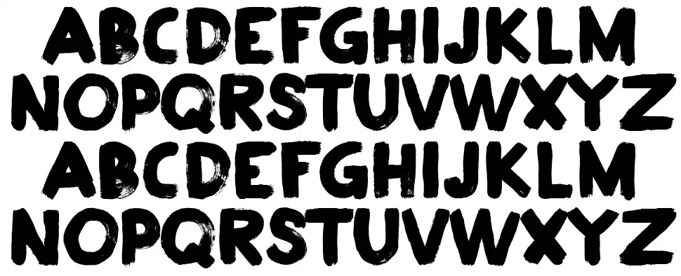 Plakkaatfont specimens