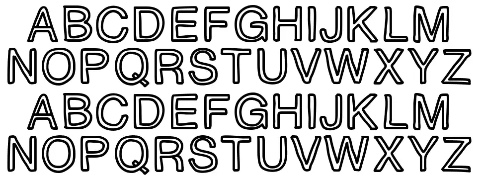 PLAQUEfont specimens