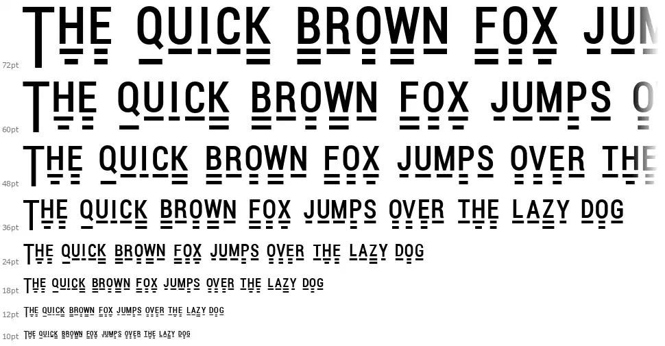 Pocket Thrilled FPfont waterfall