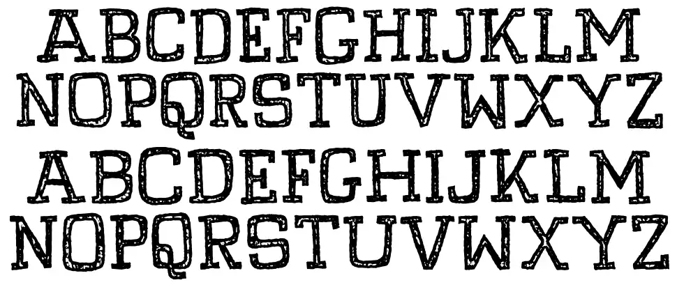 Pompelmus Crispyfont specimens