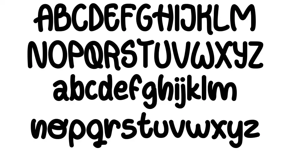 Poppin Storyfont specimens