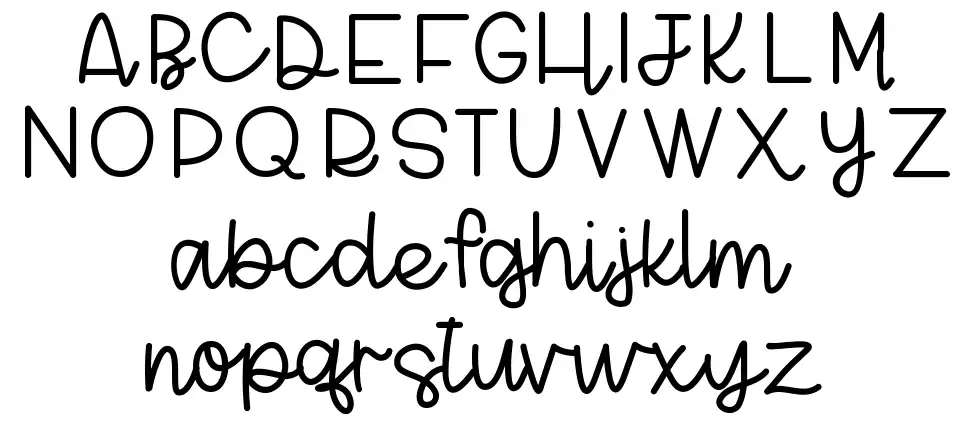 Poster Childfont specimens