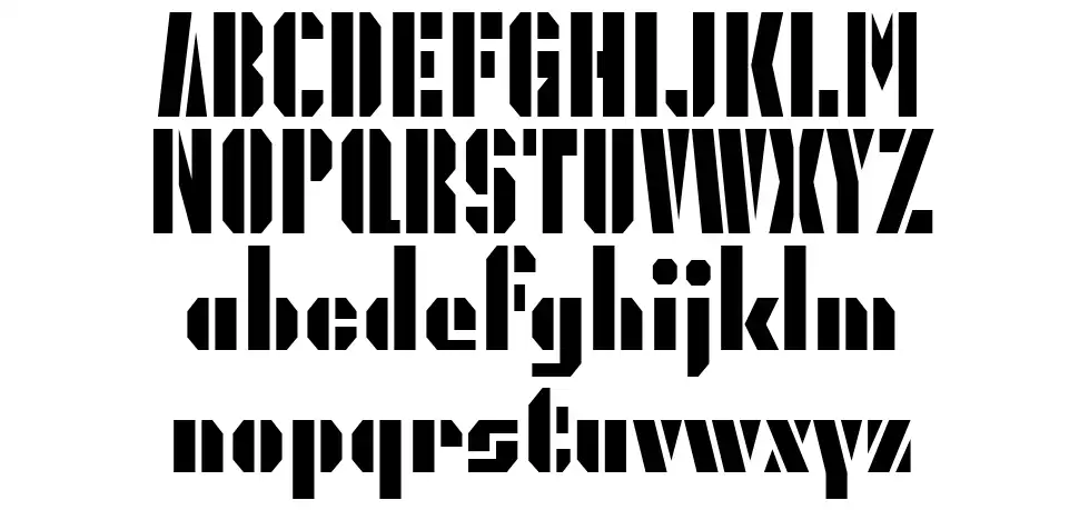 PresidentGas-Regularfont specimens