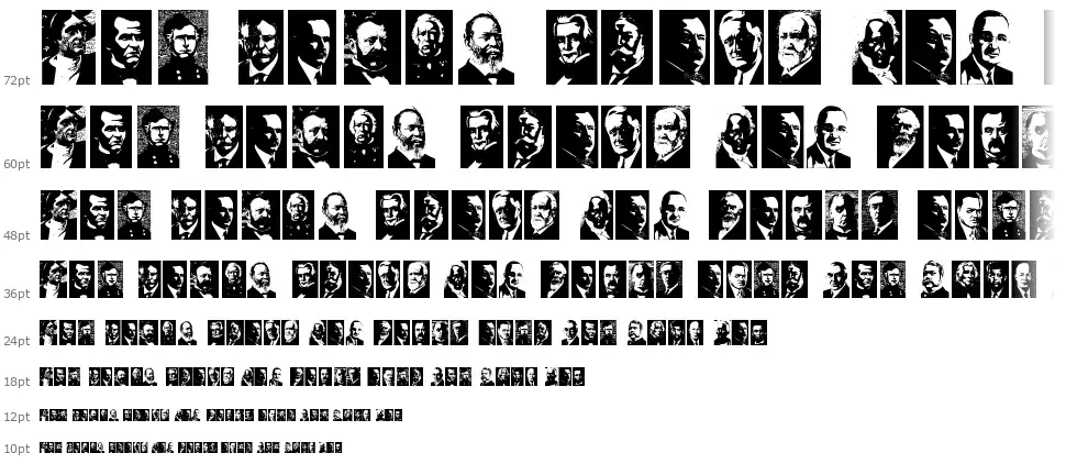Presidents of the United States of Americafont waterfall