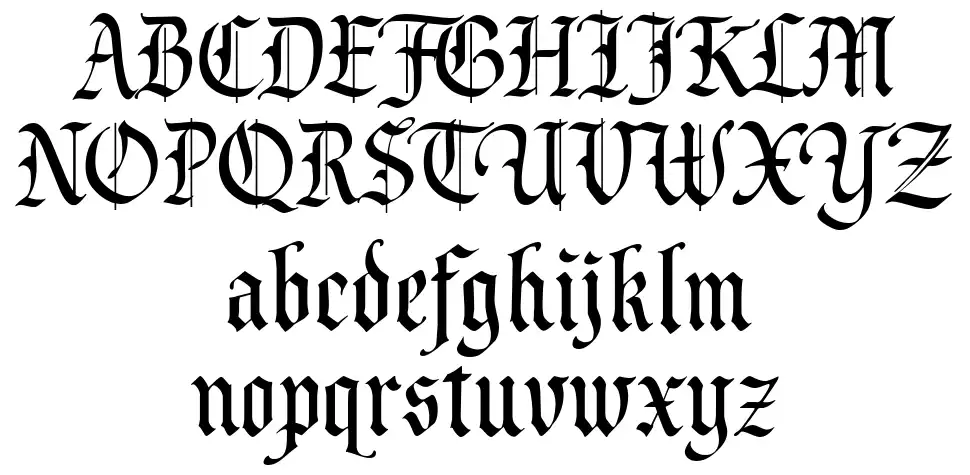 Prince Valiantfont specimens