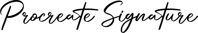 Procreate Signature