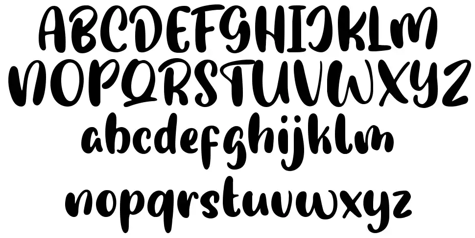 Pumpkin Storyfont specimens