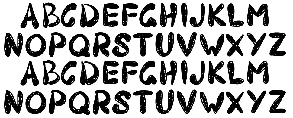 PW403font specimens