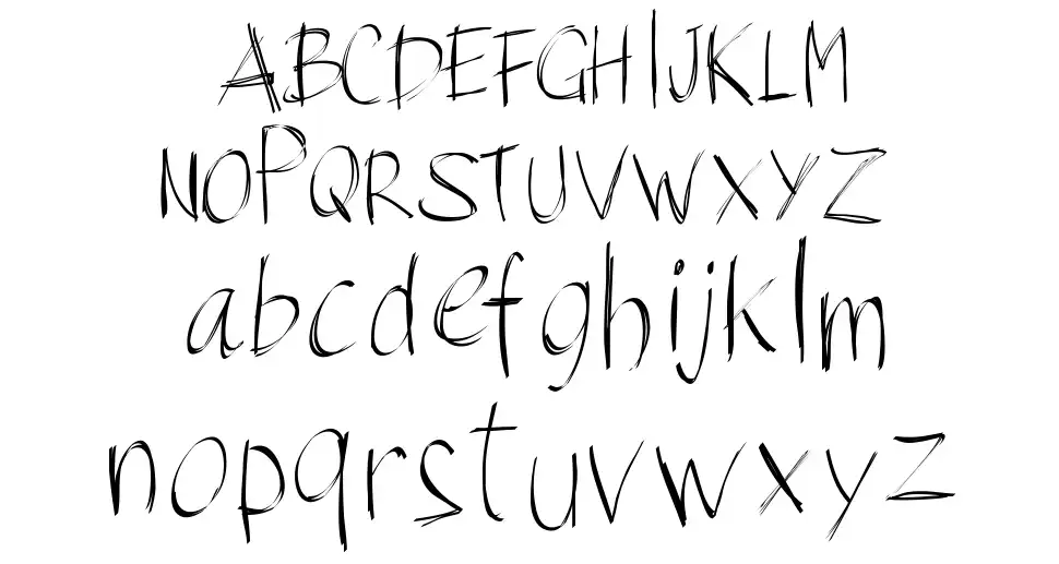 PW Brush Scriptfont specimens
